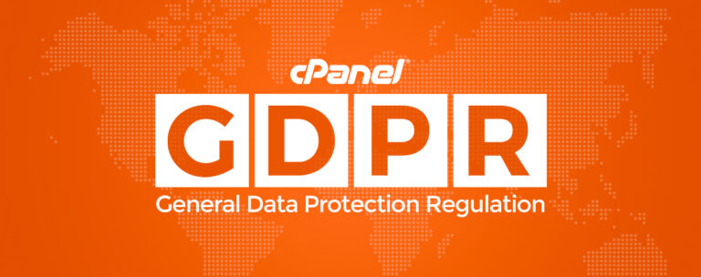 General Data Protection Regulation and cPanel