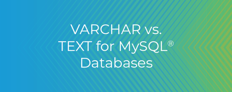 VARCHAR vs. TEXT for MySQL Databases