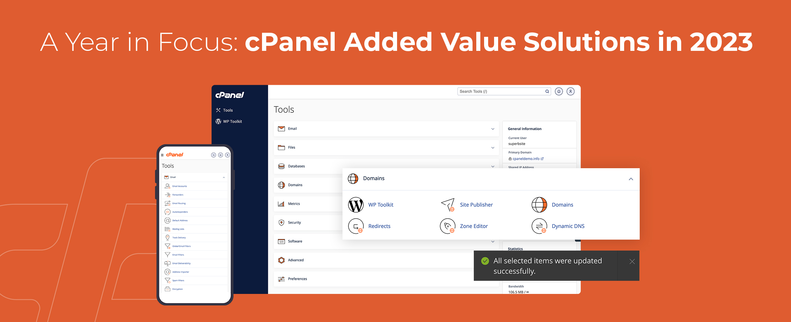 A Year in Focus: cPanel Added Value Solutions in 2023 | cPanel