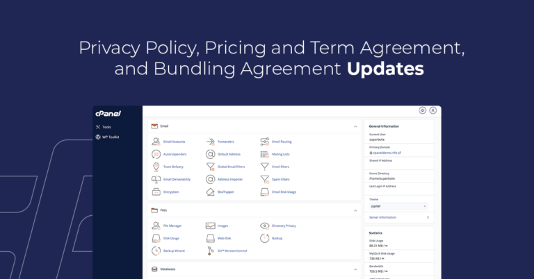 Privacy Policy, Pricing and Term Agreement and Bundling Agreement Updates